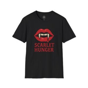 "Scarlet Hunger" Logo, Unisex Softstyle T-Shirt, Vibrant Graphic Tee