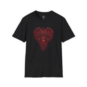 Scarlet Hunger Crimson Skull Unisex T-shirt