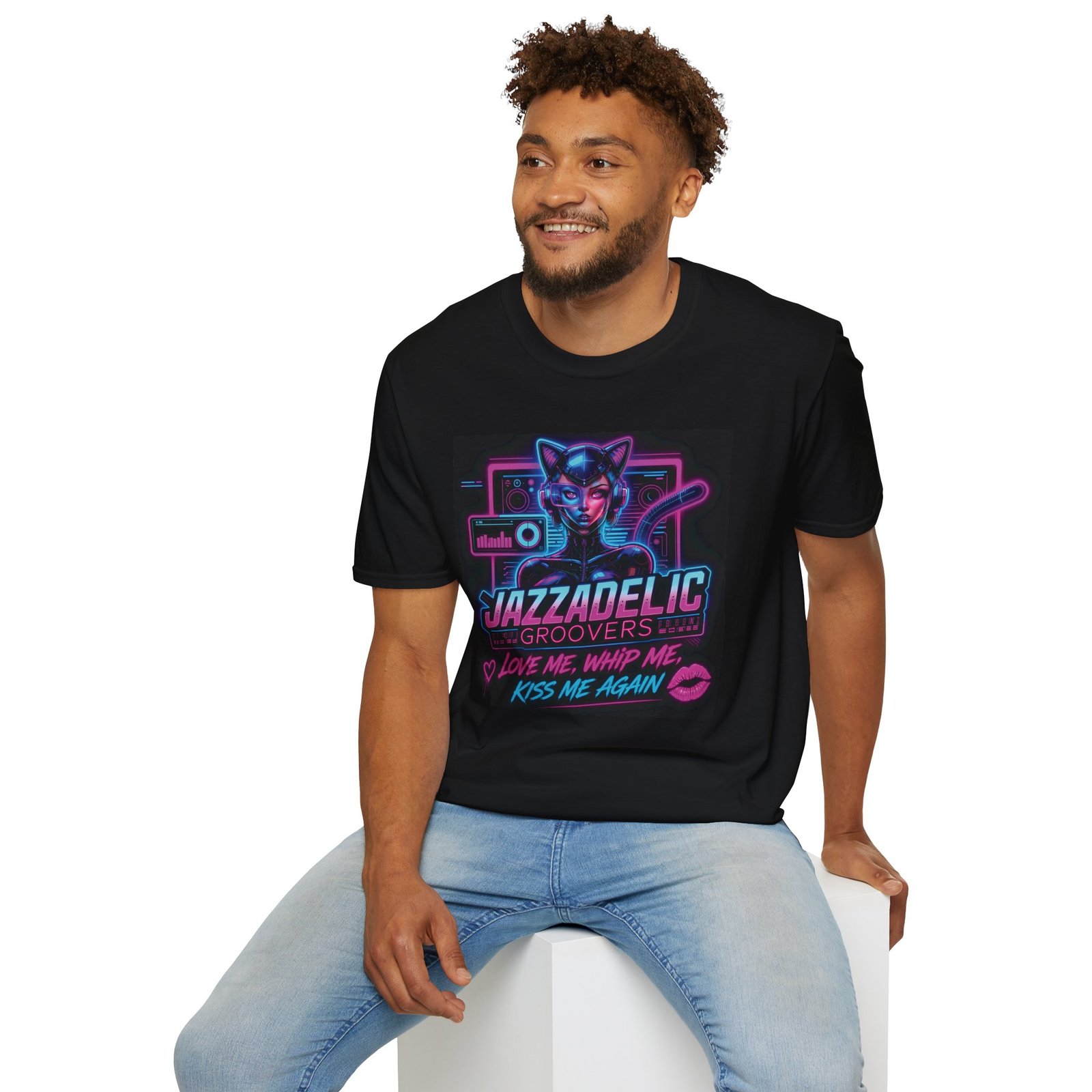 Jazzadelic Groovers "Love Me Whip Me Kiss Me Again" T-Shirt - Image 3