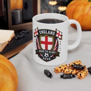 England "Road to Glory" Ceramic Mug (11oz)