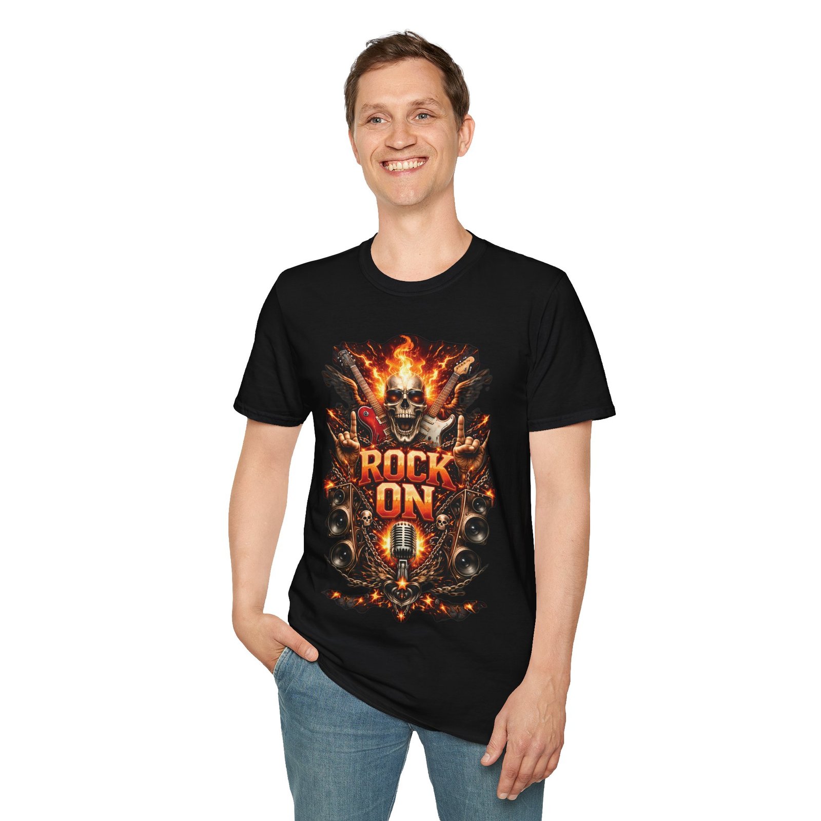 Rock on T-shirt - Image 2
