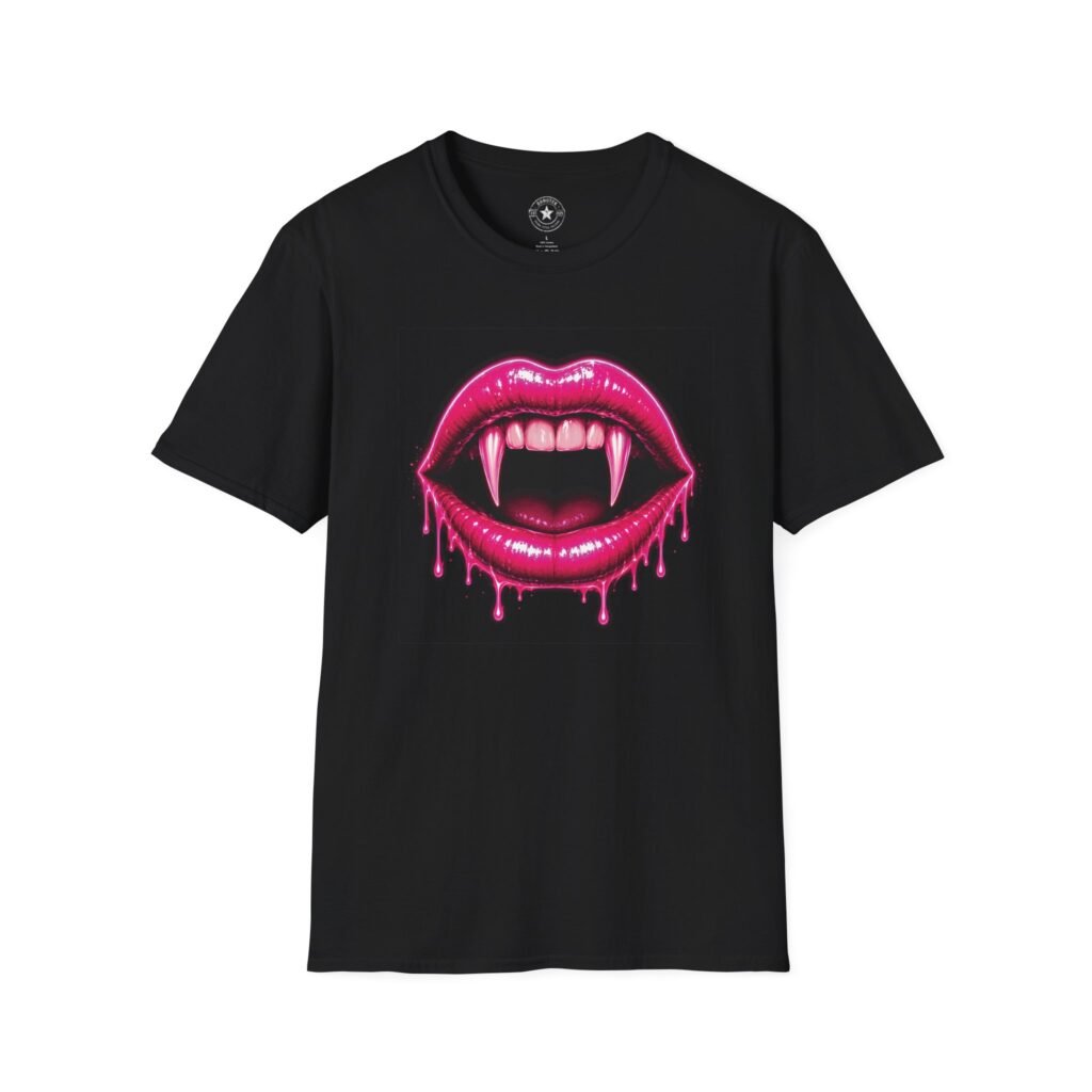 Pink Neon Fangs T-Shirt