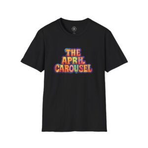 "The April Carousel" Logo, Unisex Softstyle T-Shirt, Vibrant Graphic Tee