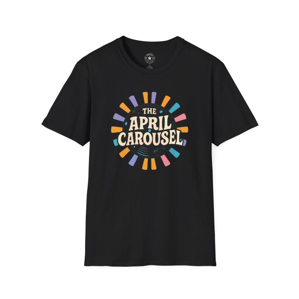 The April Carousel Circle Logo T-Shirt