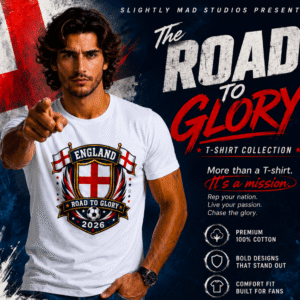 Road to Glory 2026 England T-shirt