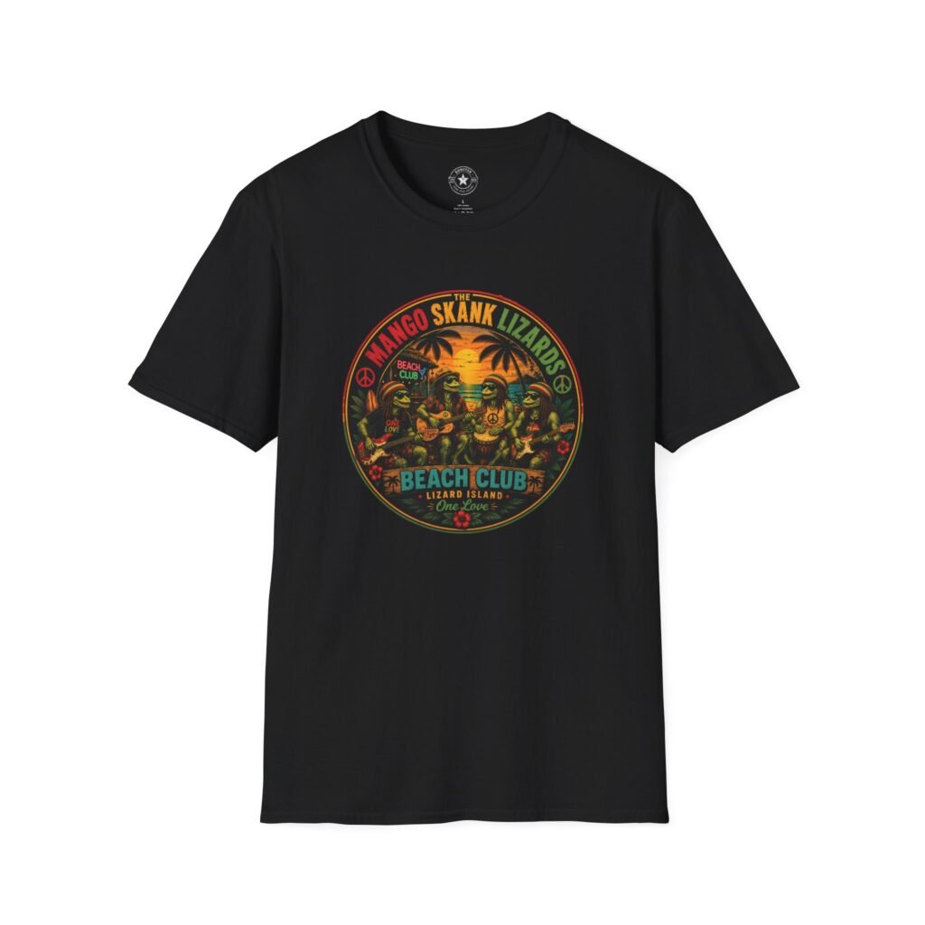 The Mango Skank Lizards- Beach club Official T-Shirt
