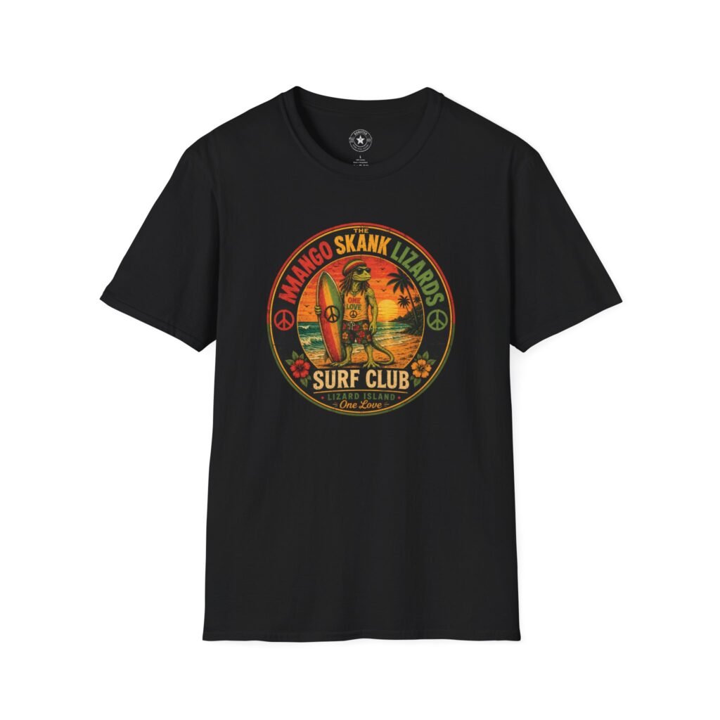 The Mango Skank Lizards- Surf club Official T-Shirt